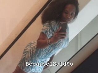 BecauseISaidSo